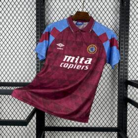 Maglia Aston Villa 1990/91 — Vista frontale