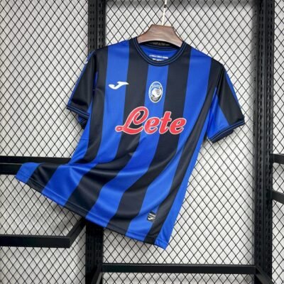 Maglia Atalanta Home 2024/25 Versione Tifoso vista frontale completa