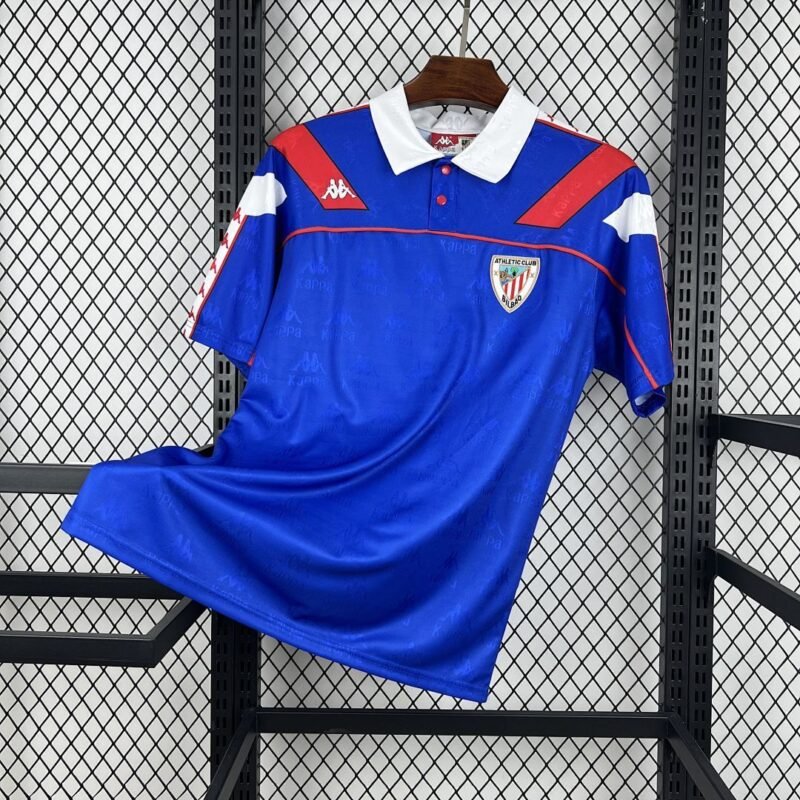 Maglia athletic bilbao retro - Maglia Athletic Bilbao Away 1994/95 Retro vista frontale completa