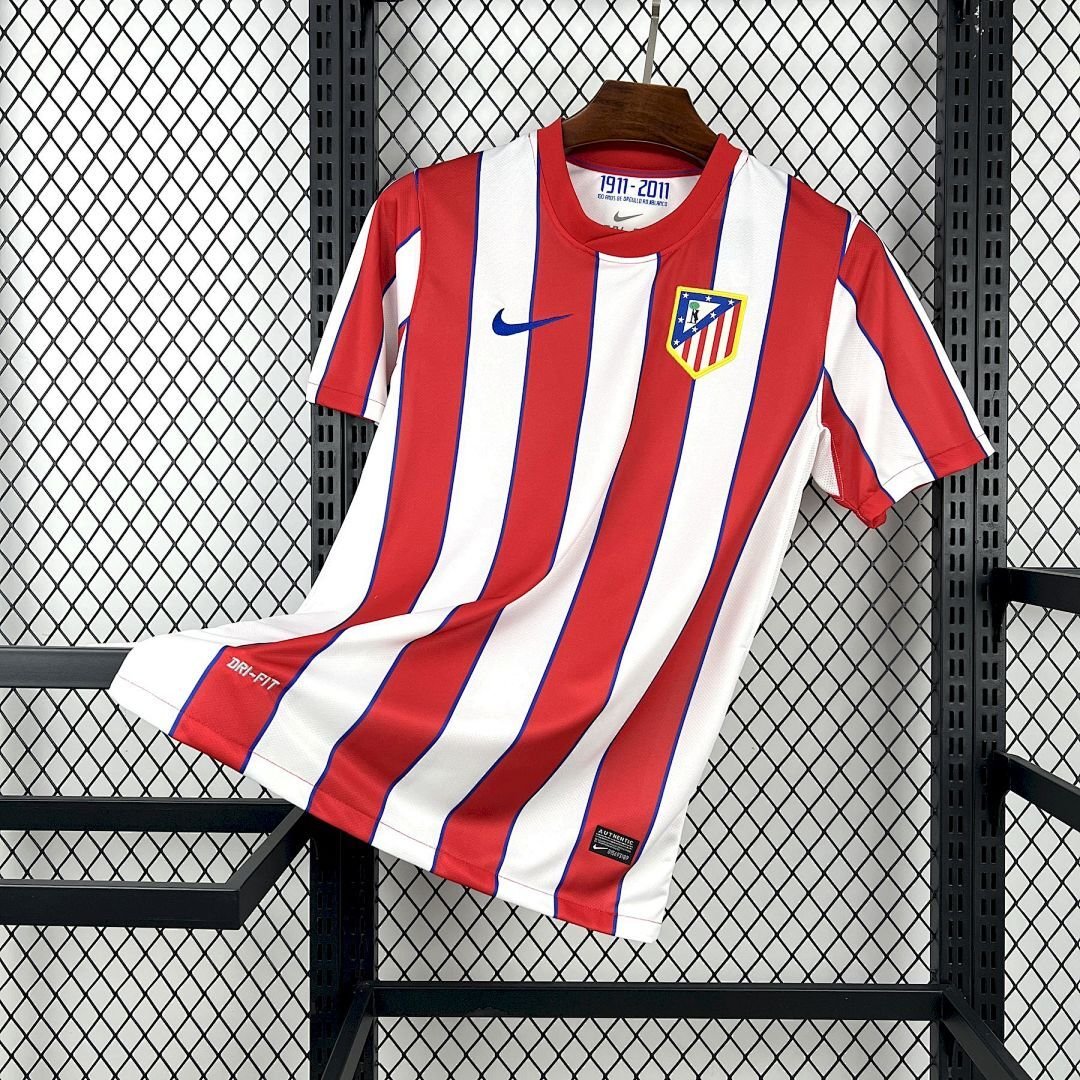 Maglia atlético madrid retro - Maglia Atlético Madrid Home 2011/12 Retro vista frontale completa