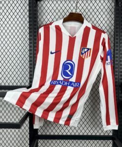 Maglia Atlético Madrid Third Manica Lunga 2025/26 Versione Tifoso vista frontale completa