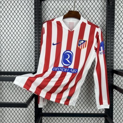 Maglia Atlético Madrid Third Manica Lunga 2025/26 Versione Tifoso vista frontale completa