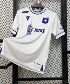 Maglia auxerre Home 2025/26 Versione Tifoso vista frontale completa