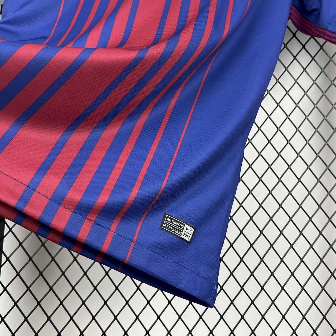 Maglia barcellona retro - Maglia Barcellona Home 2017/18 Retro vista laterale