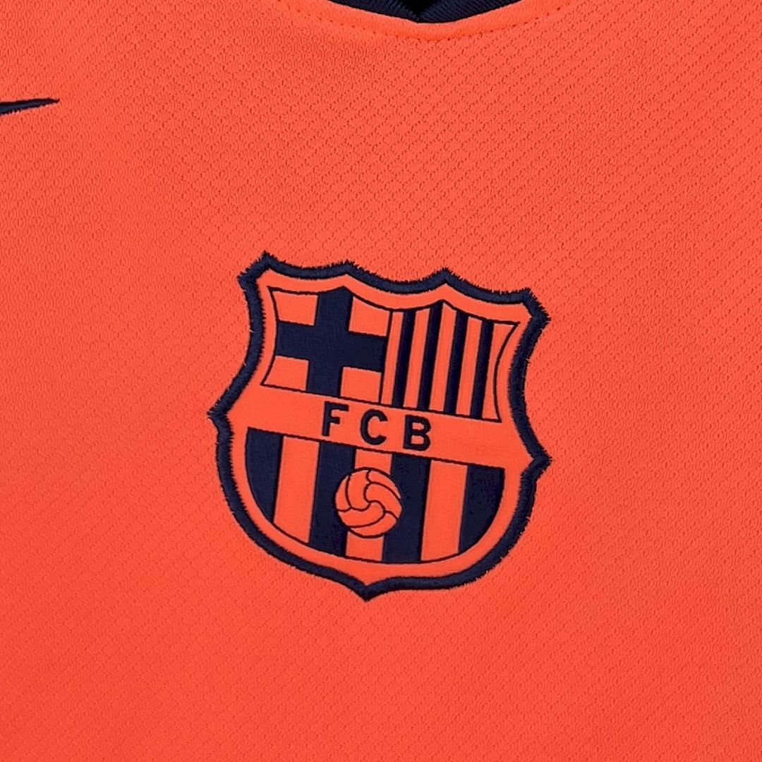 Maglia Barcellona Third Manica Lunga 2025/26 Versione Tifoso vista laterale