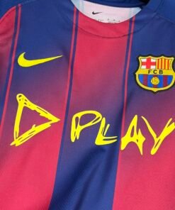 Maglia Barcelon x Ed Sheeran Home 2025/26 Versione Tifoso vista laterale