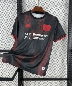 Maglia Bayer Leverkusen Home 2025/26 Versione Tifoso vista frontale completa