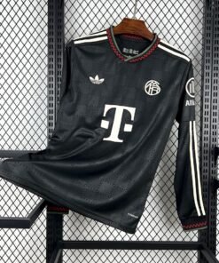 Maglia Bayern Monaco Third Manica Lunga 2025/26 Versione Tifoso vista frontale completa