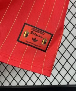 Maglia Belgium Home 2024/25 Versione Tifoso vista laterale
