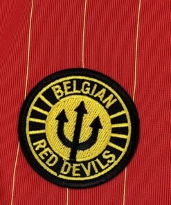 Maglia Belgium Home 2024/25 Versione Tifoso tessuto traspirante