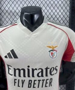 Maglia benfica Away 2025/26 Versione Giocatore tessuto traspirante