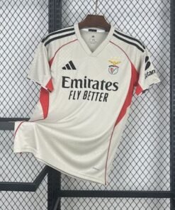 Maglia benfica Away 2025/26 Versione Tifoso vista frontale completa