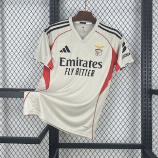 Maglia benfica Away 2025/26 Versione Tifoso vista frontale completa