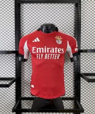 Maglia benfica Home 2025/26 Versione Giocatore vista frontale completa