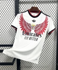 Maglia benfica Home 2025/26 Versione Tifoso vista frontale completa