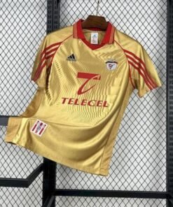 Maglia benfica retro - Maglia benfica Away 1998/99 Retro vista frontale completa