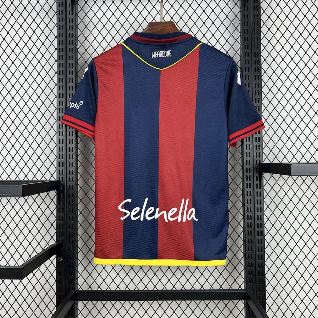 Maglia Bologna Home 2024/25 Versione Tifoso vista laterale