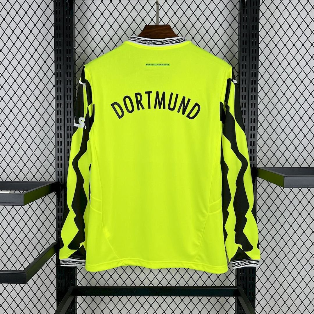 Maglia Borussia Dortmund Home Manica Lunga 2025/26 Versione Tifoso vista posteriore