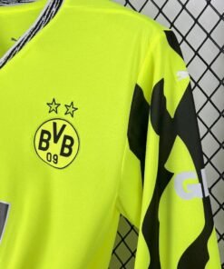 Maglia Borussia Dortmund Home Manica Lunga 2025/26 Versione Tifoso vista laterale