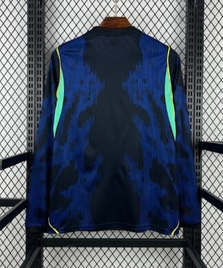 Maglia Brazil Away Manica Lunga 2024/25 Versione Tifoso vista posteriore
