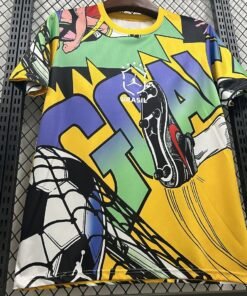 Maglia Brazil Home 2024/25 Versione Tifoso dettaglio stemma ricamato