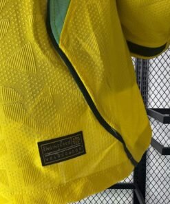 Maglia Brazil Home Manica Lunga 2024/25 Versione Giocatore vista laterale