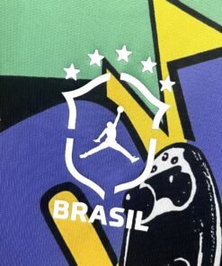 Maglia Brazil Home 2024/25 Versione Tifoso tessuto traspirante