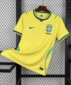 Maglia Brazil Home 2024/25 Versione Tifoso vista frontale completa