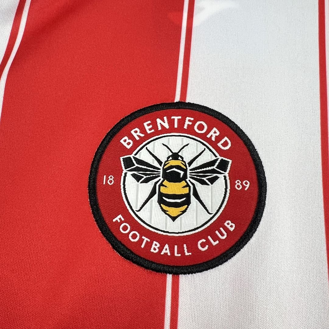 Maglia Brentford Home 2025/26 Versione Tifoso tessuto traspirante