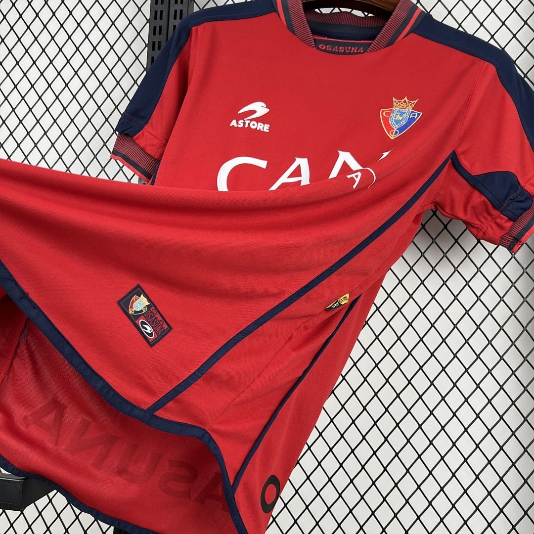 Maglia ca osasuna retro - Maglia CA Osasuna Home 2000/01 Retro vista laterale