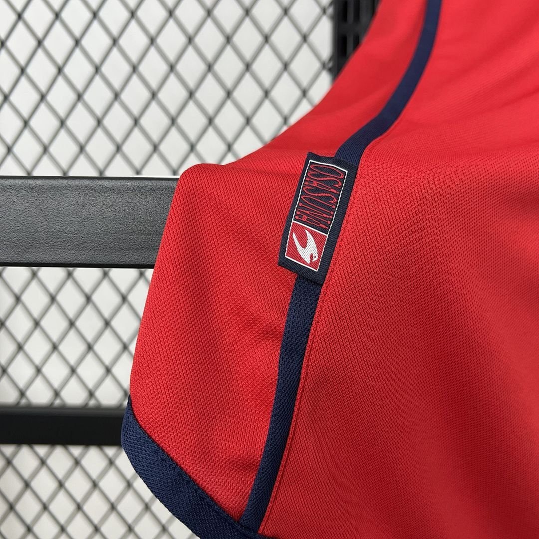 Maglia ca osasuna retro - Maglia CA Osasuna Home 2000/01 Retro tessuto traspirante