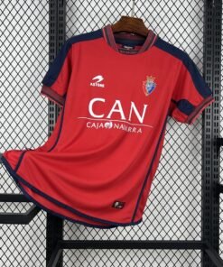 Maglia ca osasuna retro - Maglia CA Osasuna Home 2000/01 Retro vista frontale completa