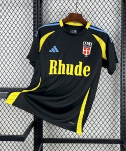 Maglia Como 1907 Away 2024/25 Versione Tifoso vista frontale completa