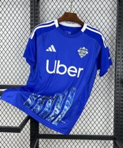 Maglia Como 1907 Home 2024/25 Versione Tifoso vista frontale completa