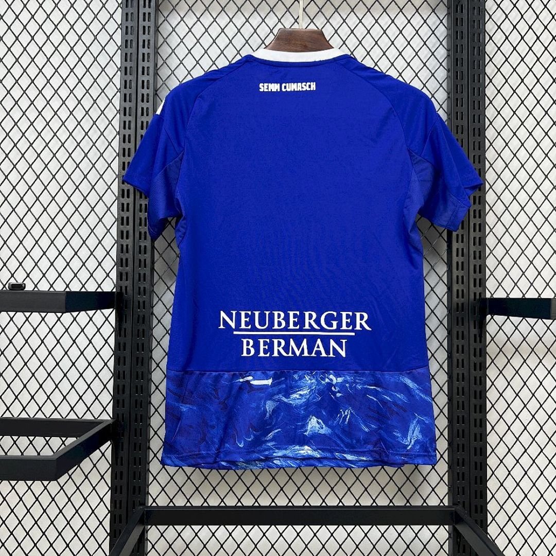 Maglia Como 1907 Home 2025/26 Versione Tifoso tessuto traspirante