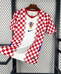 Maglia Croatia Home 2024/25 Versione Tifoso vista frontale completa
