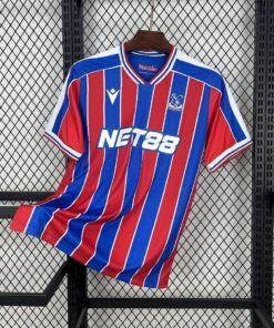 Maglia Crystal Palace Home 2025/26 Versione Tifoso vista frontale completa