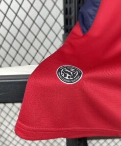 Maglia Czech Republic Home 2024/25 Versione Tifoso tessuto traspirante