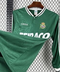 Maglia deportivo retro - Maglia Deportivo Away Manica Lunga 1999/00 Retro dettaglio stemma ricamato