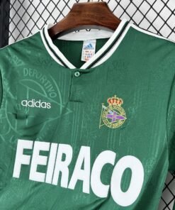 Maglia deportivo retro - Maglia Deportivo Away Manica Lunga 1999/00 Retro tessuto traspirante