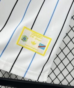 Maglia DR Congo Home 2024/25 Versione Tifoso dettaglio stemma ricamato