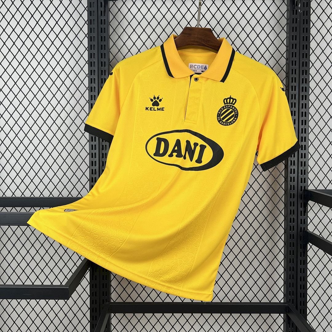 Maglia Espanyol Home 2025/26 Versione Tifoso vista frontale completa