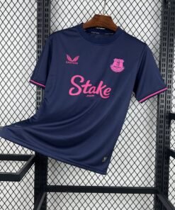 Maglia Everton Home 2025/26 Versione Tifoso vista frontale completa