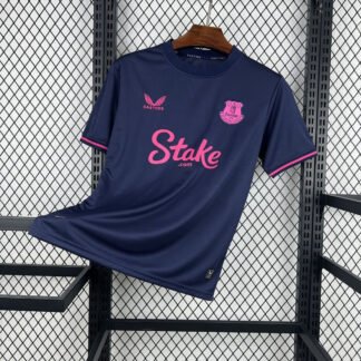Maglia Everton Home 2025/26 Versione Tifoso vista frontale completa