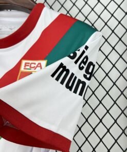 Maglia FC Augsburg Home 2025/26 Versione Tifoso vista laterale