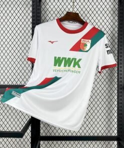 Maglia FC Augsburg Home 2025/26 Versione Tifoso vista frontale completa