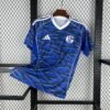 Maglia FC Schalke 04 Home 2025/26 Versione Tifoso vista frontale completa