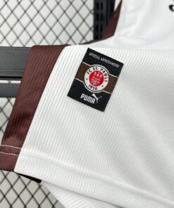 Maglia fc st. pauli retro - Maglia FC St. Pauli Home Manica Lunga 1999/00 Retro tessuto traspirante