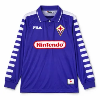 Maglia Fiorentina Retro Manica Lunga 1998/99 – vista frontale, presentazione virtuale basata sul prodotto