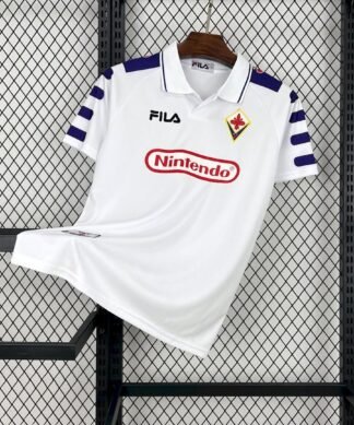 Maglia fiorentina retro - Maglia Fiorentina Away 1998/99 Retro vista frontale completa